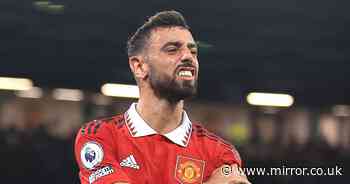 Bruno Fernandes slammed for "out of control" behaviour after taking Man Utd captaincy - The Mirror