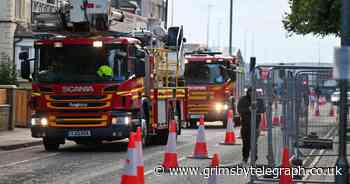 Firefighters battle derelict art college blaze in Grimsby - Grimsby Live