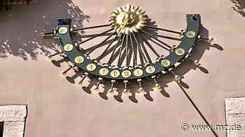 Positive Werbung für Zeitz: Ehre für die Sonnenuhr vom „Schmucken Otto“ - Mitteldeutsche Zeitung