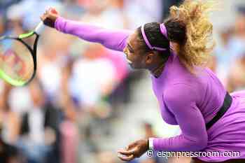 Serena Williams Marathon on ESPN2 Thursday, August 25 - ESPN Press Room
