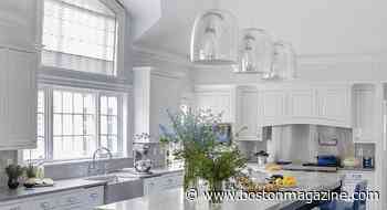 Two Kitchens Featuring Original Wood Beam Vaulted Ceilings - Boston magazine