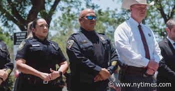 Uvalde Fires School Police Chief, Pete Arredondo, Over Shooting - The New York Times