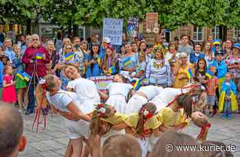 Am Unabhängigkeitstag - In Bayreuth tanzen sie für die Freiheit der Ukraine - Nordbayerischer Kurier