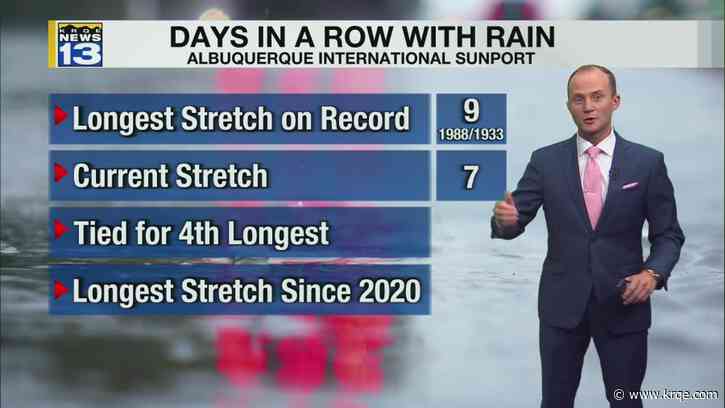 Active monsoon pattern continues into the weekend