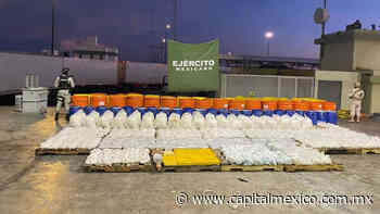 La FGR vincula en Hermosillo a sujeto por transporte de 800 mil pastillas de fentanilo - Capital México