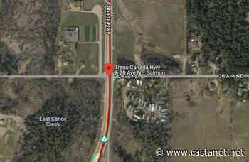 Traffic moving again on Highway 1 east of Salmon Arm - Vernon News - Castanet.net