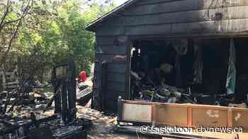 Saskatoon police investigating garage fire in King George neighbourhood - CTV News Saskatoon