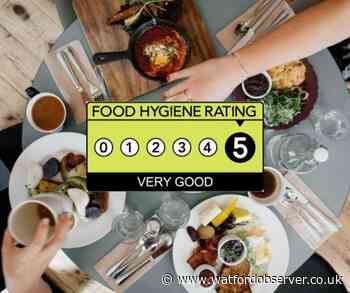 Round-up of the recent highest scoring eateries in Watford