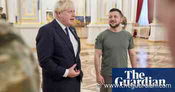 Boris Johnson visits Kyiv to mark Ukraine's independence day – video - The Guardian