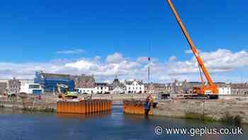 Sheet piling works secure Stonehaven harbour | Ground Engineering (GE) - Ground Engineering