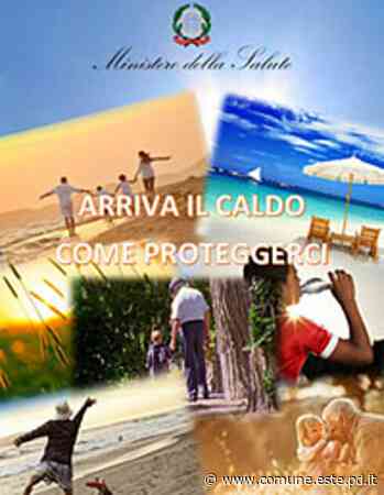 Emergenza caldo - Come proteggersi - Città di Este - Culla dei Veneti Antichi - Comune di Este