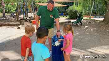 Eklige Fundstücke im Garten der Kita „Wirbelwind“ in Jena