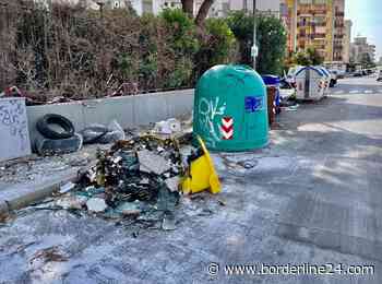 Bari, cassonetti bruciati in via Caldarola. Lo sfogo del presidente del Municipio: "Delinquenti, vi puniremo" - Borderline24.com