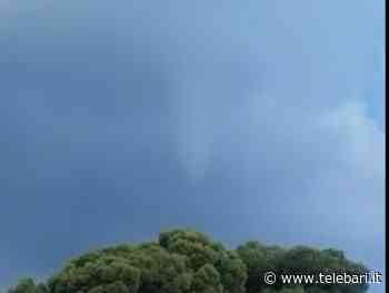 Bari, una tromba d'aria spunta nel cielo di San Cataldo - VIDEO - Telebari