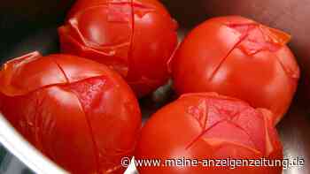 Tomaten häuten: Blitzschnell mit dem Flambierbrenner