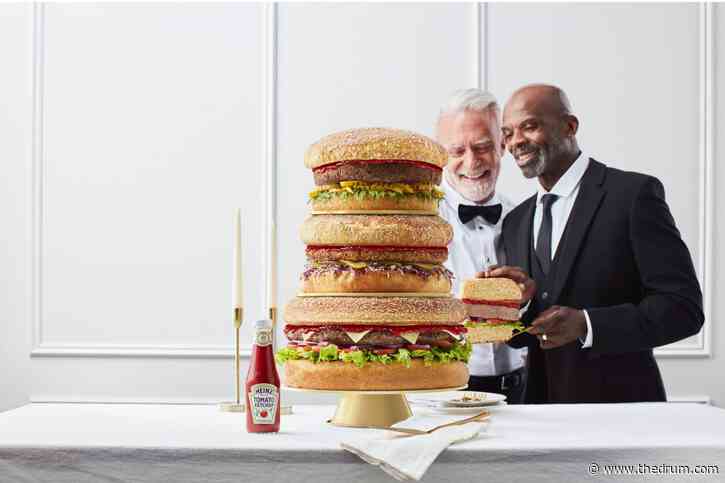 Heinz bakes huge burger wedding cake to mark perfect meal marriage