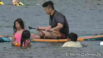 Swim advisory in effect for Centennial Beach