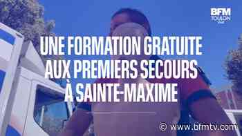 Sainte-Maxime: la Protection civile du Var forme aux premiers secours - BFMTV