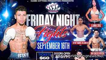 Jeremy Cuevas tops The Fillmore in Philly on Sept 16 - World Boxing News