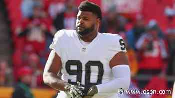 Las Vegas Raiders' defensive tackles key in allowing edge rushers Maxx Crosby, Chandler Jones to thrive