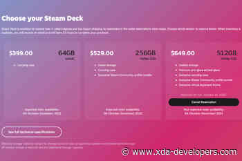 Valve updates its shipping windows for Steam Decks again - XDA Developers