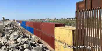 Border wall built with shipping containers near Yuma complete; here’s what it looks like - Arizona's Family
