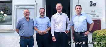 Landrat Thorsten Stolz zu Besuch bei der Baugenossenschaft Maintal - Fuldainfo