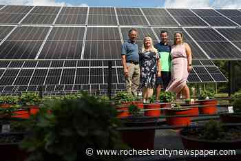 Remelt family’s project combines solar panels and perennials
