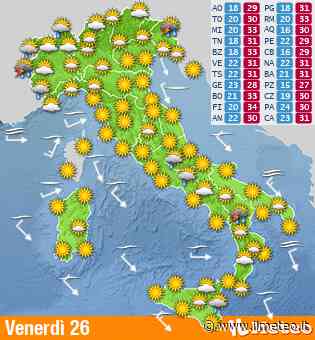 Meteo Lainate: oggi sereno, Giovedì 25 sole e caldo - iLMeteo.it