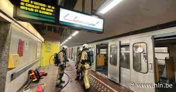 Metrostation Madou geëvacueerd na explosie door technisch defect: drie personen afgevoerd - Het Laatste Nieuws