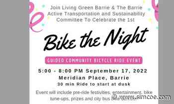 Bike the Night: Guided ride taking place Sept. 17 in Barrie - simcoe.com