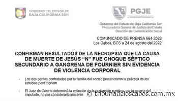 Necropsia descartó signos de violencia en “Chuy” Ledesma - Tribuna de Los Cabos | Noticias en Los Cabos y BCS