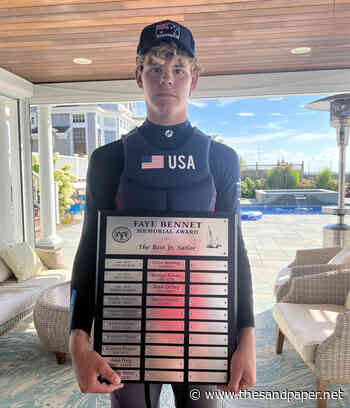 Junior Sailor Hubbard Brings Faye Bennet Memorial Award Back to Brant Beach - The SandPaper