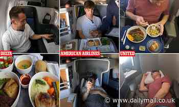 American vs Delta vs United: Travel experts compare their business class cabins on flights to NYC - Daily Mail