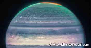 The James Webb Telescope Captures Jupiter's Rings and Brilliant Aurora in Two Stunning Composites - Colossal