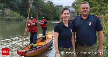 Auf der Zille unterwegs: Feuerwehren rudern in Sulz beim Leistungsbewerb um die Wette - Kleine Zeitung