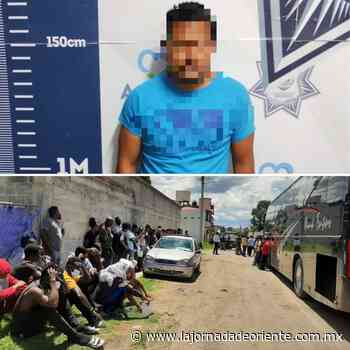 Halla policía de Apizaco a más de 30 indocumentados en un autobús - Tlaxcala - La Jornada de Oriente