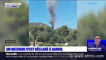 Bouches-du-Rhône: un incendie se déclare à Auriol, une centaine de pompiers mobilisés - BFMTV