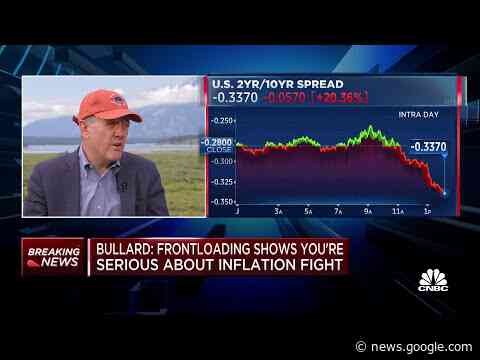 St. Louis Fed's Bullard: Front loading shows you're serious about fighting inflation - CNBC Television