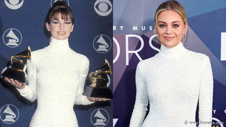 Kelsea Ballerini wears Shania Twain's iconic 1999 Grammy dress to ACM Honors