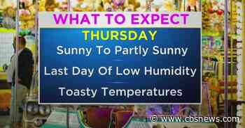 Maryland Weather: Sunny, toasty Thursday - CBS News