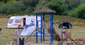 Travellers set up camp near Coventry play area - Coventry Live