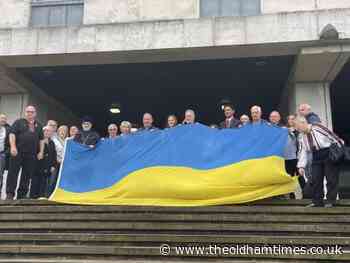 Ukrainian Independence Day sees flag raised in Oldham - The Oldham Times