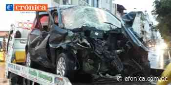 Aparatoso accidente en el casco céntrico de Loja - Diario Crónica (Ecuador)