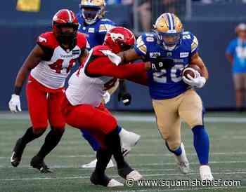 Blue Bombers top Stampeders 31-29 in tightly-contested historic win - Squamish Chief