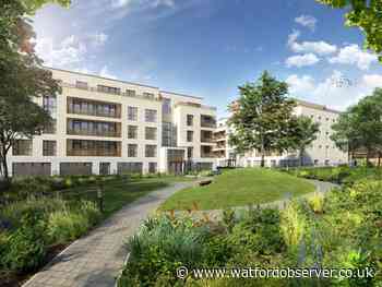 CGIs show proposal for nearly 100 homes on Watford factory site