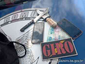 Guarda Municipal de Juazeiro prende dupla suspeita de assaltar loja de moda evangélica no centro da cidade - Prefeitura de Juazeiro (.gov)