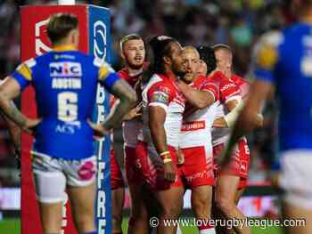 St Helens to welcome back Paasi as youngster suffers season-ending blow - Love Rugby League