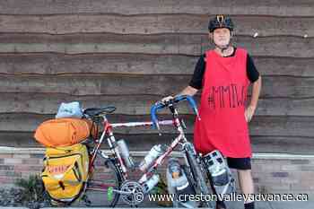 Edmonton cyclist journeys through B.C. to honour missing, murdered women - Creston Valley Advance