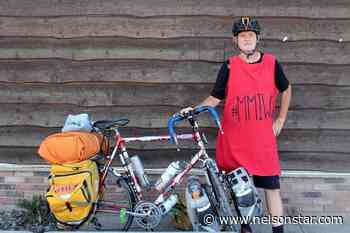 Edmonton cyclist journeys through B.C. to honour missing, murdered women - Nelson Star